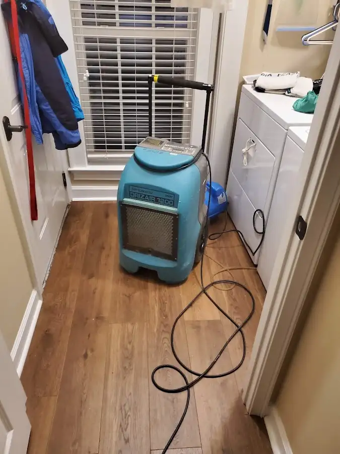 Commercial dehumidifier deployed for Flood Damage Cleanup in Oxnard